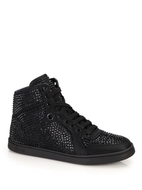 gucci jewel sneakers|Gucci crystal studded sneakers.